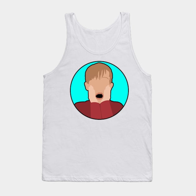 Kevin McAllister Scream - Home Alone Tank Top by LuisP96